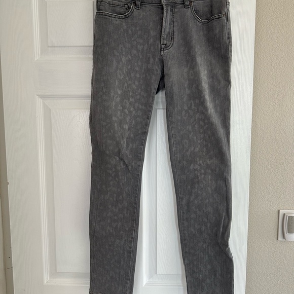 Rebecca Taylor EUC size 4 skinny cropped jeans - Picture 3 of 6